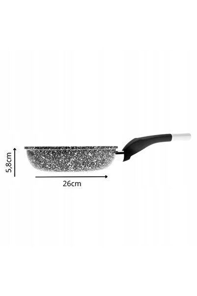 EDENBERG PATELNIA INDUCȚIE GAZ CLASIC BUCĂTĂRIE GRANIT 26CM