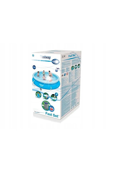 BESTWAY 366 x 76 cm 5377 L piscină gonflabilă de grădină cu pompă și filtru