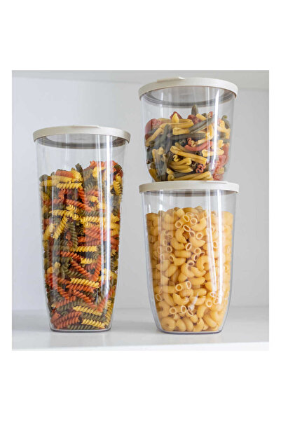 Koziol Recipient alimentar din plastic 1l bej