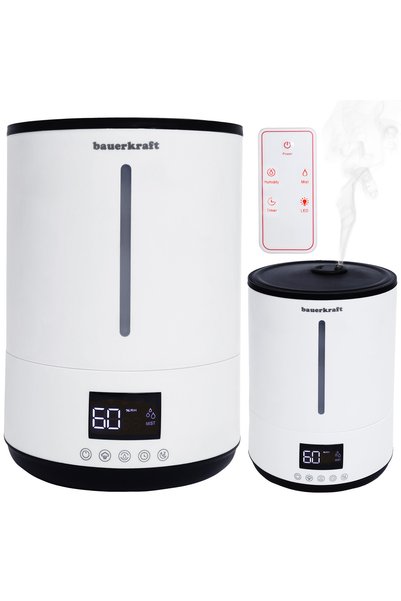 bauerkraft Umidificator, filtru de detartrare, aromaterapie, telecomandă, tem...