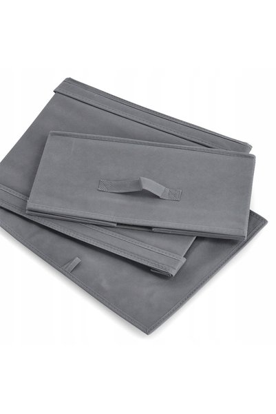 zeller Organizator pentru garderobă, recipient textil cu capac pentru haine, ...