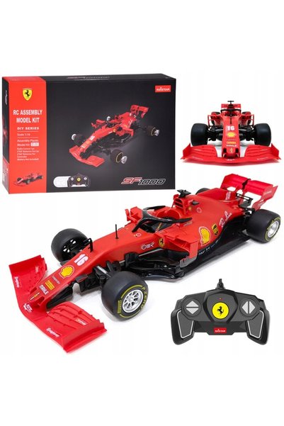 Jokomisiada Model Rastar de asamblat Ferrari SF1000 1:16 bolid cu pilot RC0706