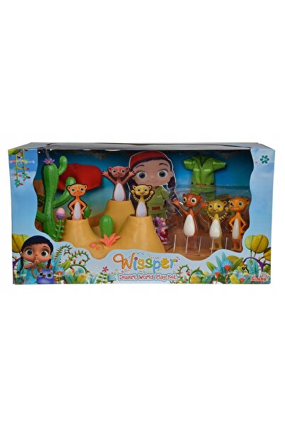 Simba Set de figurine Wissper Desert World + 3 Surykatki