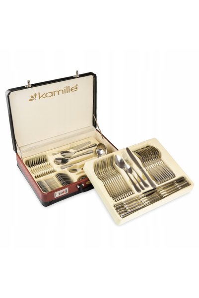 Kamille SET TACĂNTOARE COMPLET, 72 PIESE, CUTIE PRÂNZ