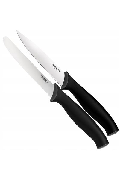 FiSKARS Set de cuțite de bucătărie pentru tăiat și decojit roșii și legume, 2...