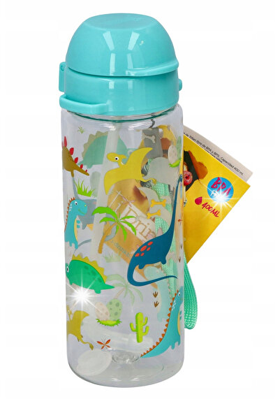 NO BRAND i-total Sticlă din tritan Dinozauri 400 ml Sticlă de apă pentru copi...