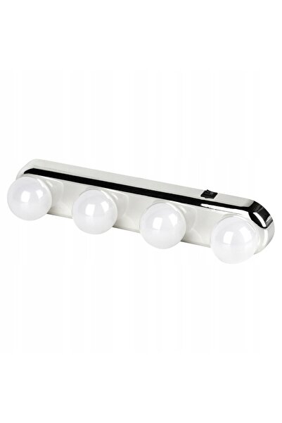 Koopman Lumini pentru oglindă cu 4 LED-uri, cu ventuze, 30,5 cm