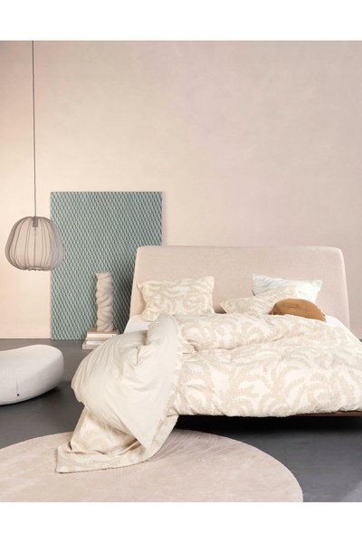 NO BRAND Set Essenza de 2 fețe de pernă Eleria 50x70cm bej