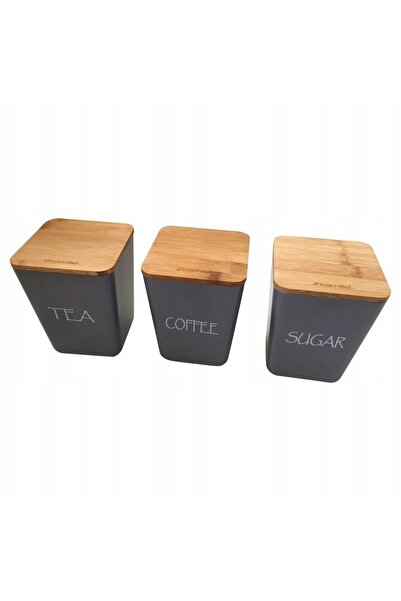 Kamille SET DE RECIPiente pentru condimente 1134, GRI, Vrac