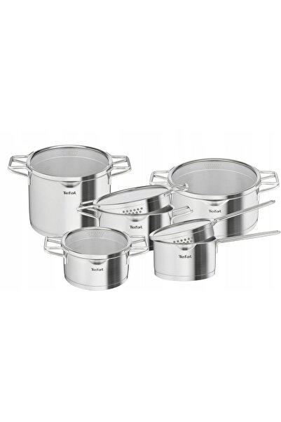 TEFAL Set de oale, capace și tigăi Nordica, din oțel, pentru inducție, 13 pie...