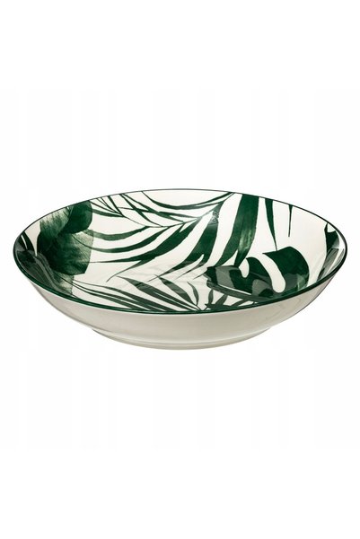 Secret de Gourmet SET DE FARFURII 18 piese Set de farfurii cu model frunze, 6...
