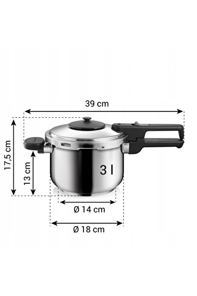 TESCOMA Oală sub presiune GrandCHEF 3.0 l