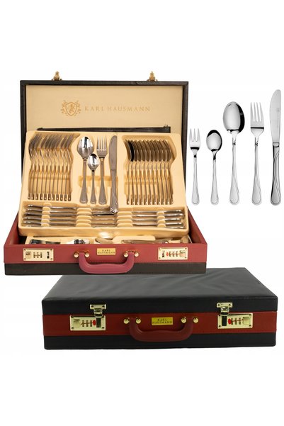 Hausmanns-Shop Set de tacâmuri NINA în valiză, 72 de piese