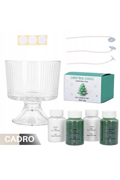 NO BRAND Kit DIY pentru lumânări parfumate cu ceară granulată, cadou de sărbă...