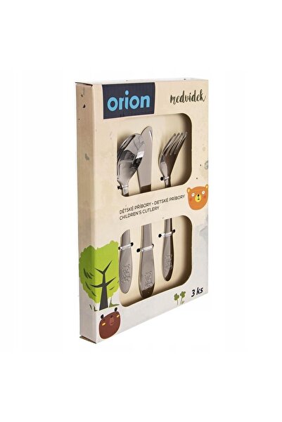 Orion SET TACÂMURI DIN OȚEL INOXIDABIL PENTRU COPII, COMPLET, FURCĂ CUȚIT, 3 ...