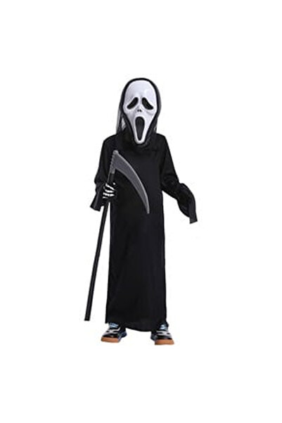OEM Costum Deghizare Halloween Negru cu Masca Ghostface