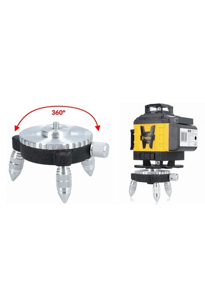 Xtechnx KIT NIVELĂ LASER AUTONIVELANTĂ LASER 4D + TRIPOD CU GEANTĂ SET COMPLET