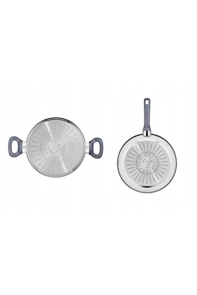 TEFAL Set de oale, cratițe și tigăi Daily Cook antiaderente din oțel pentru i...