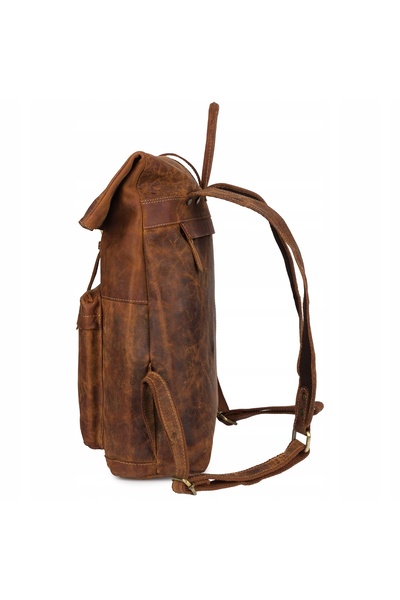 Beltimore Rucsac din piele pentru laptop de 15,6 inch, business, mare, capaci...