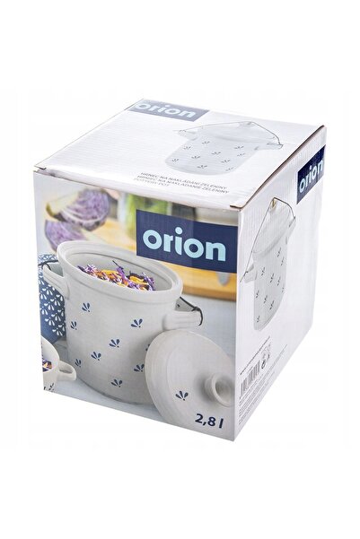 Orion Vas ceramic pentru murături de castraveți și varză, cu guler, 2,5 L