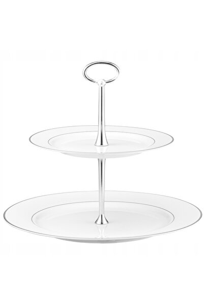 Ambition Platou de tort multistrat din porțelan Glamour, 23 cm