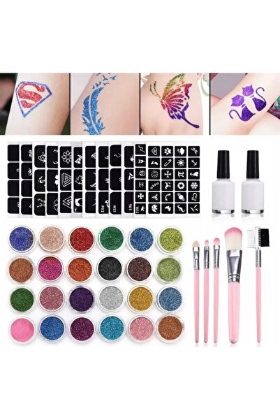 ddoo KIT MARE PENTRU FĂRĂTAT TATUAJE ȘABLONE TATUAJE SĂȚUȚELE CU SĂȚUȚELE LAV...
