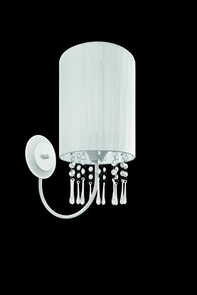 Lampex Aplică de perete Veneția Albă E27 60W Cristal Design Elegant