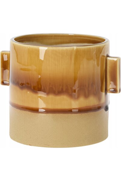 Koopman Ghiveci ceramic rotund cu capac 13,8x14CM