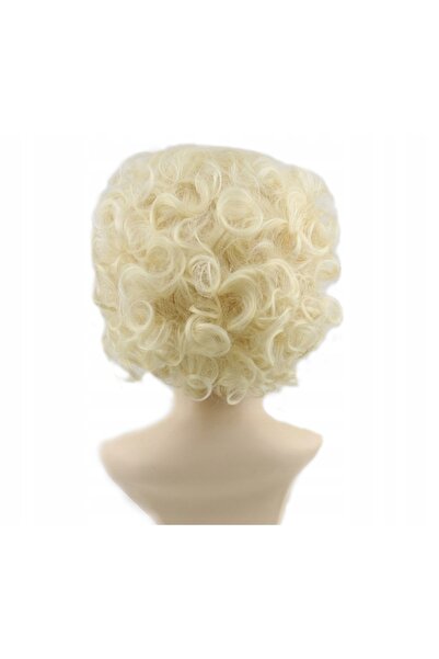 Korbi Perucă de damă Marilyn Monroe, păr blond creț, pentru cosplay și petrec...
