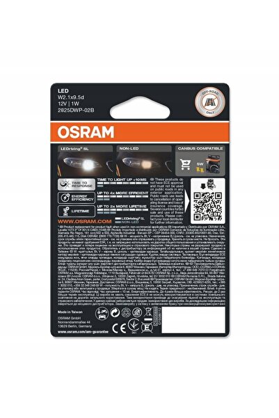 Osram Bec LED Premium Nou W5W 6000K ALB LED pentru stop