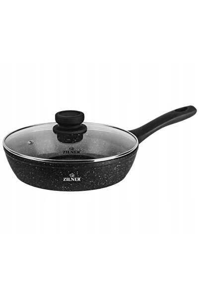 ZILNER Tigaie tradițională pentru prăjit adânc, cu capac, 22 cm, antiaderentă...