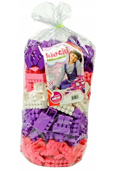 baczek Set de blocuri mari din plastic, 300 de piese, pentru construcții, 28mm