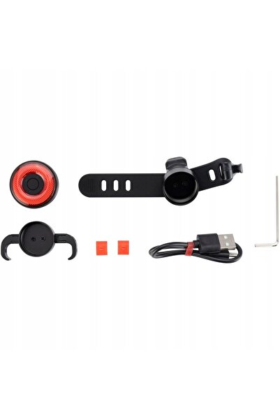 ROCKBROS Stop spate inteligent pentru bicicletă cu sistem de frânare Q5 - Negru