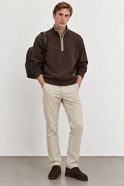 Manche Half-Zip High-Neck Sweatshirt |   Mew2211445-1