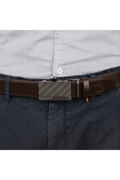 Beltimore Curea de piele pentru bărbați, pentru pantaloni, automată, elegantă...