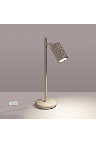 NO BRAND Lampă de birou modernă taupe Sollux Lighting 1xGU10 10W CARBON