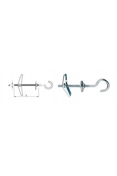 Unimet CÂRLIG DE TAVAN TIP UMBRELLA STEEL CROWN 4*75MM - 20.0 BUC - KOL SP 4*75H