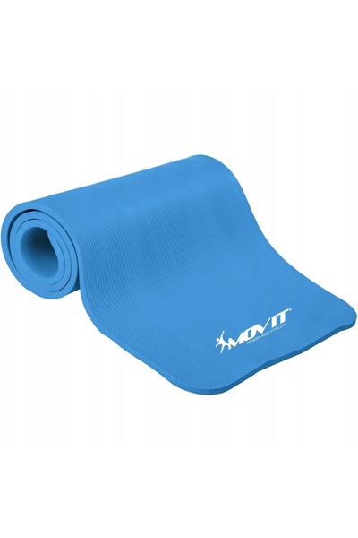 MOVIT Saltea de gimnastică albastră pentru gimnastică, fitness, yoga
