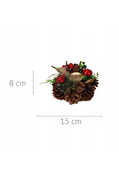 Home Styling Collection SUPPORT PENTRU LUMÂNĂRI DE CRĂCIUN CU LUMÂNĂRI AURII ...