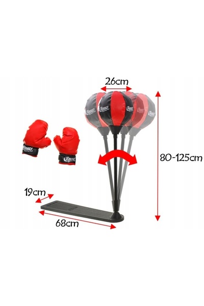 Gotel Set de box pentru copii Sac de box Mănuși de box Pompă Reglabil