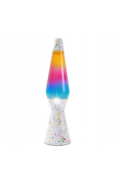 NO BRAND i-total Lampa lava Soclu cu puncte colorate Efect relaxant de magmă