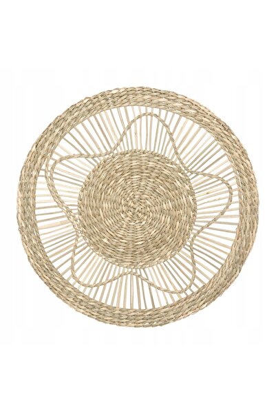 Atmosphera DECOR DE PERETE ROTUND BOHO ȚESUT BEJ