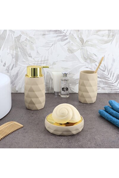 NO BRAND Set decorativ de baie DIAMOND 3 în 1 GLAMOUR WC