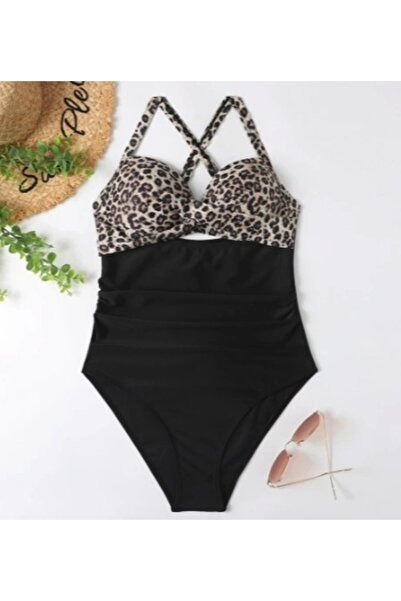 NO BRAND Costum de baie întreg Pantelona Push Up S