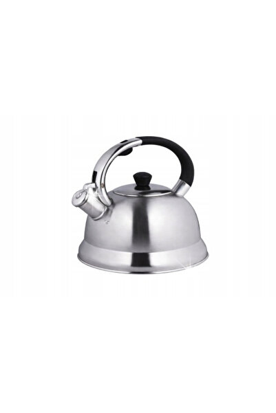 Brunbeste Ceainic pe gaz din oțel cu fluier, mare, 2.7L, pentru inducție, arg...