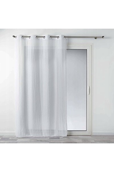 Douceur D'INTERIEUR FIRANA POLIESTER ALB 140 X 240 CM CU LEGĂTURI