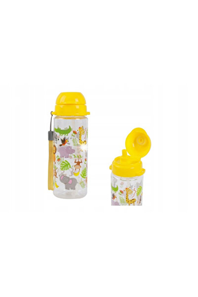 NO BRAND i-total Sticlă pentru băuturi cu pai Safari 400 ml, ușoară, fără BPA...