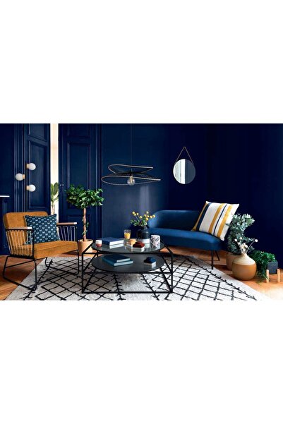 Atmosphera Lampă de masă împletită din zambilă de apă, stil boho, 40 cm