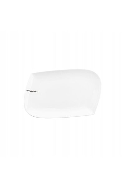 FLORINA Boluri semi-rotunde Moss 27 cm porțelan ecru 2 buc. în formă de frunză
