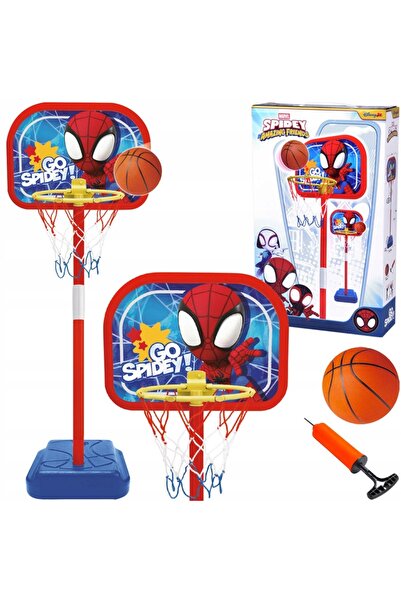 Jokomisiada Set de baschet Spidey coș reglabil + minge 14 cm SP0880